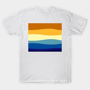 Retro Colors Waves T-Shirt